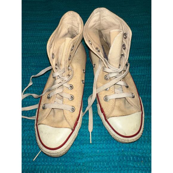 VINTAGE MADE IN USA CONVERSE ALLSTAR HIGHTOP SNEAKERS 5/7 - Picture 1 of 5